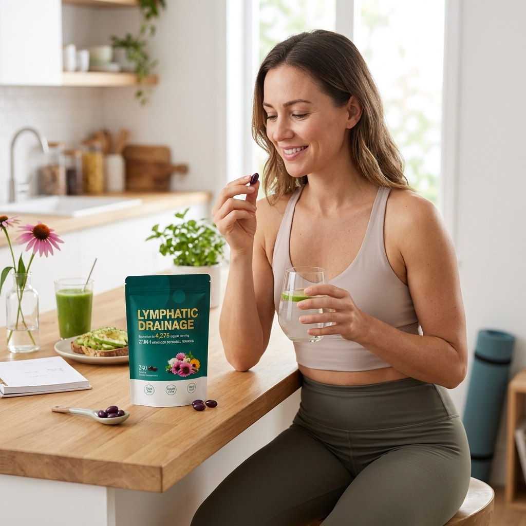 Natural 21-in-1 Lymphatic Support Softgels - Image 1