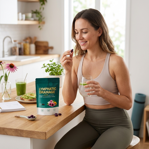 Natural 21-in-1 Lymphatic Support Softgels - Image 1