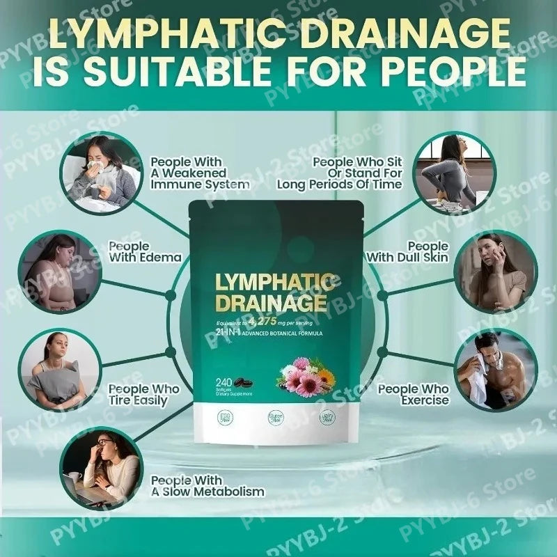 Natural 21-in-1 Lymphatic Support Softgels - Image 4